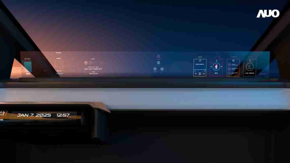 Wepay无界透明显示接口(Horizon Image Glass)透过车运算方案整合仪表板、、、中控台及副驾显示器，，一体式全景呈现，，，，提供乘用者清晰的前方视野、、、行车必要信息与娱乐功能